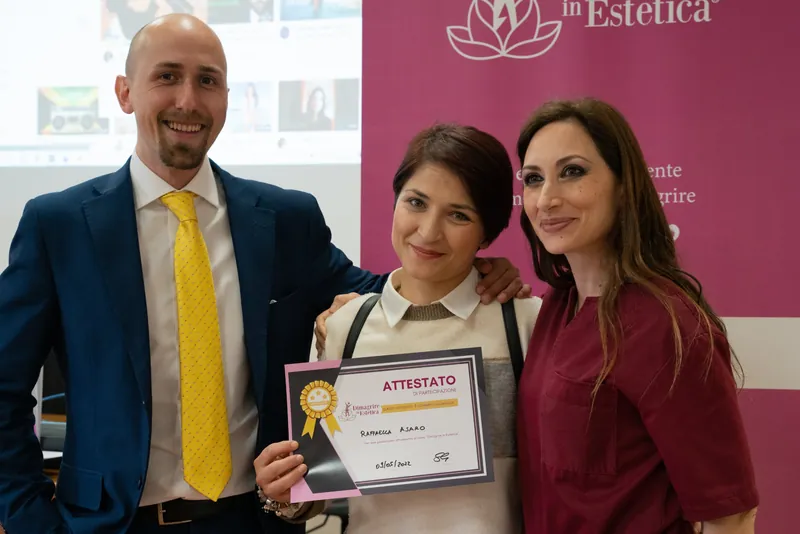Raffaella Asaro con l'attestato Body Mastery